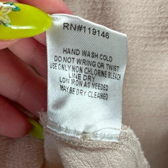 JODIFL | Cream Long Bishop Style Sleeve Lace Detail Flare Out Boho Top - Picture 11 of 11